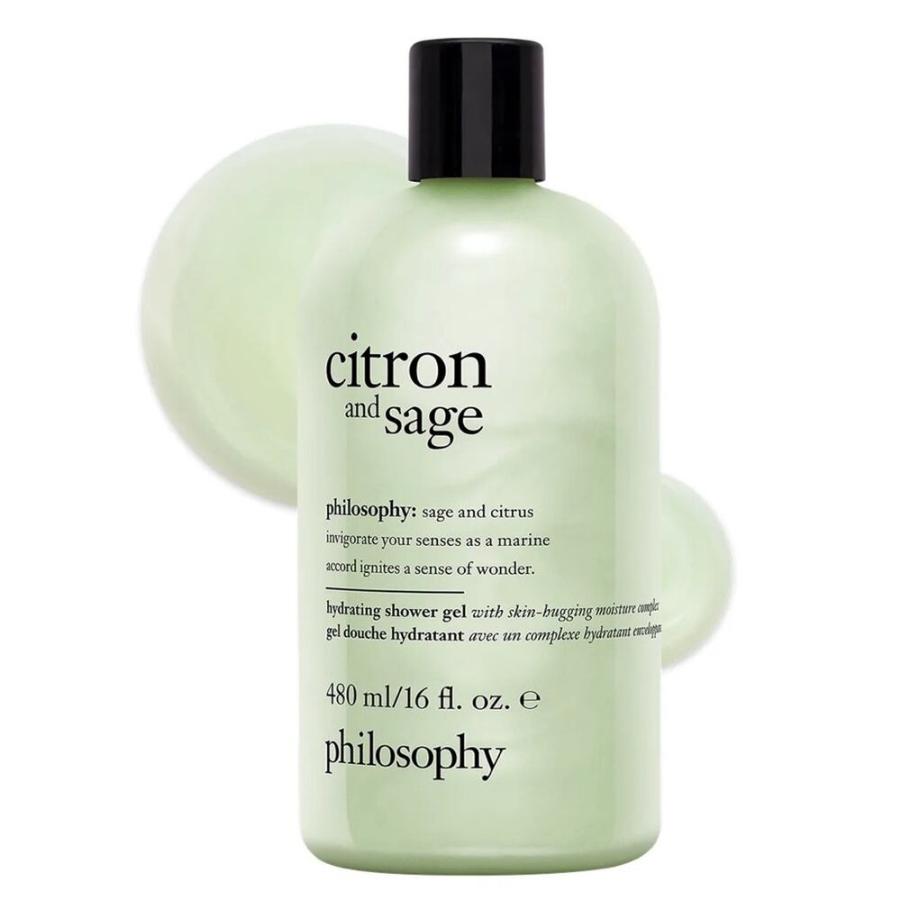 NEW! Philosophy Citron and Sage Hydrating Shower Gel 16oz